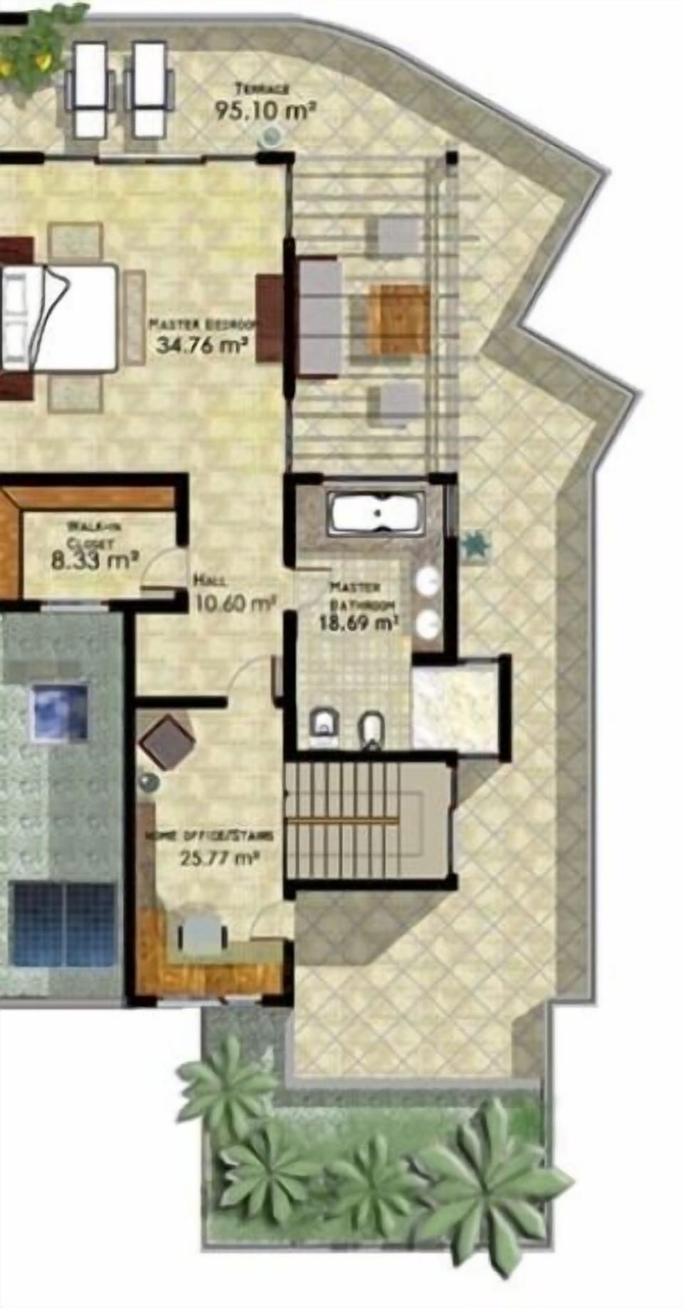 Floor plan of second floor