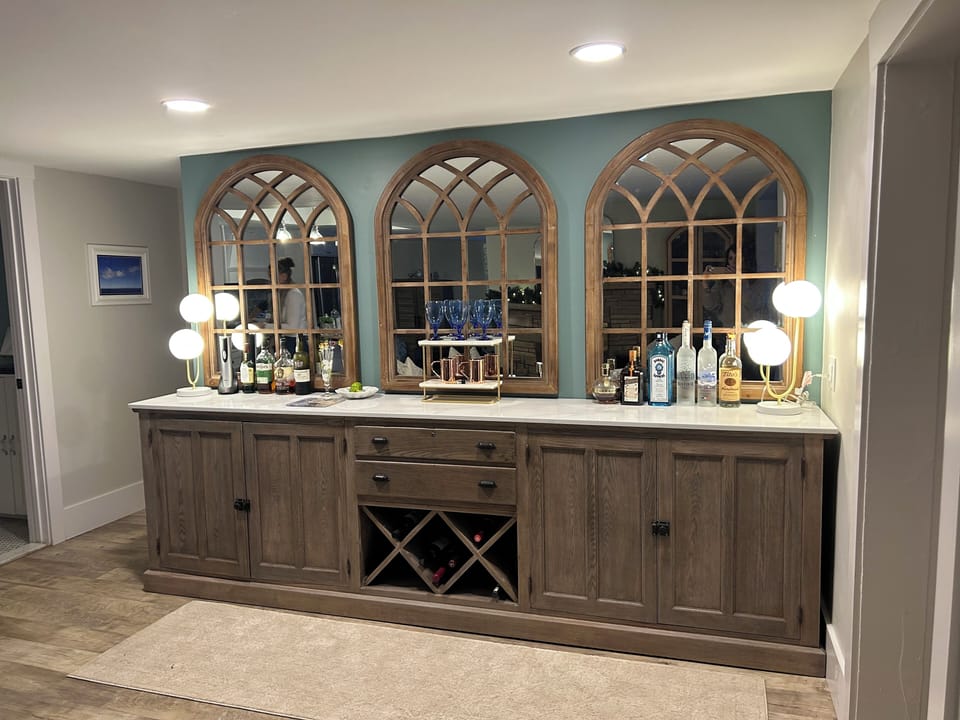 New Dry Bar or Serving Area