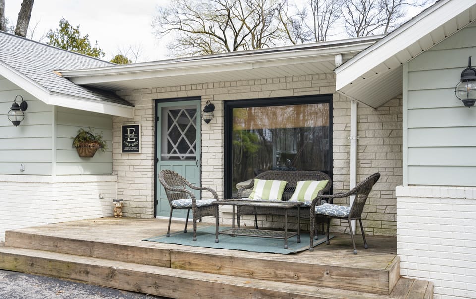 New front porch furniture coming soon. 
