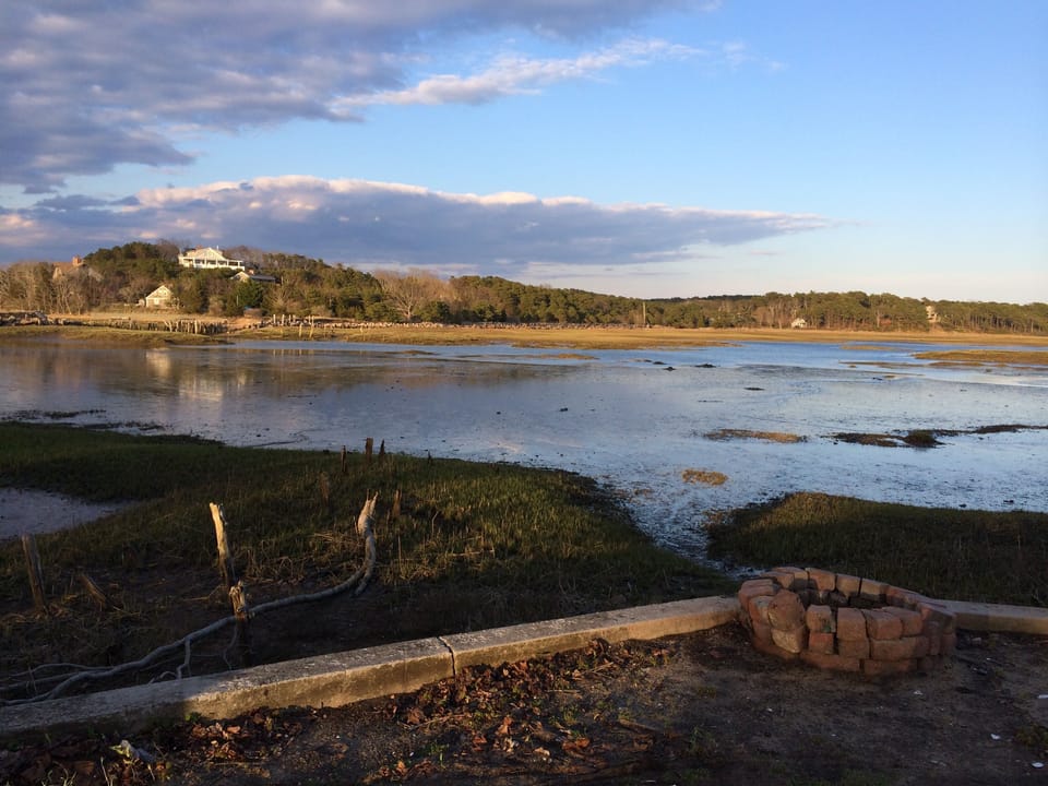 Low tide - Old fire pit has been replaced!
