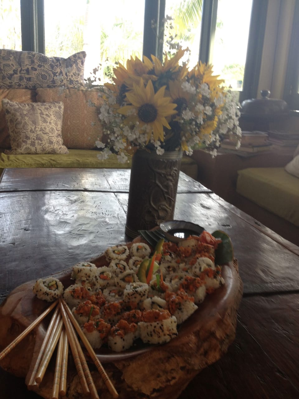 Local fresh sushi.  Delicious! 