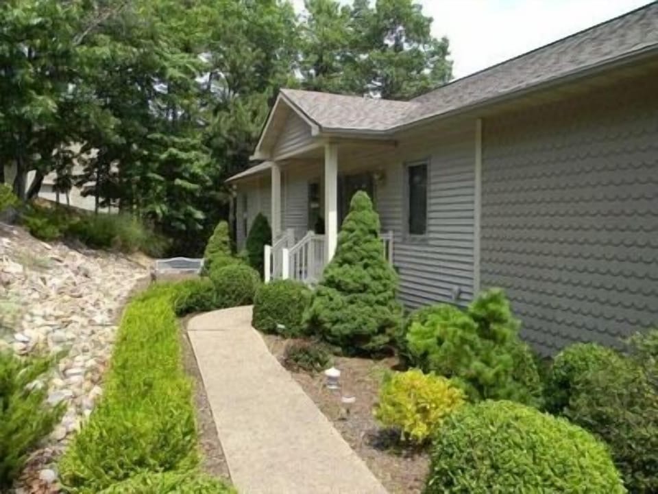 Front view of house.