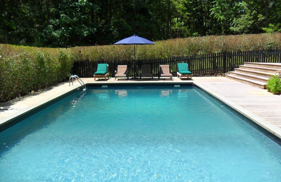 A large pool (larger than most)