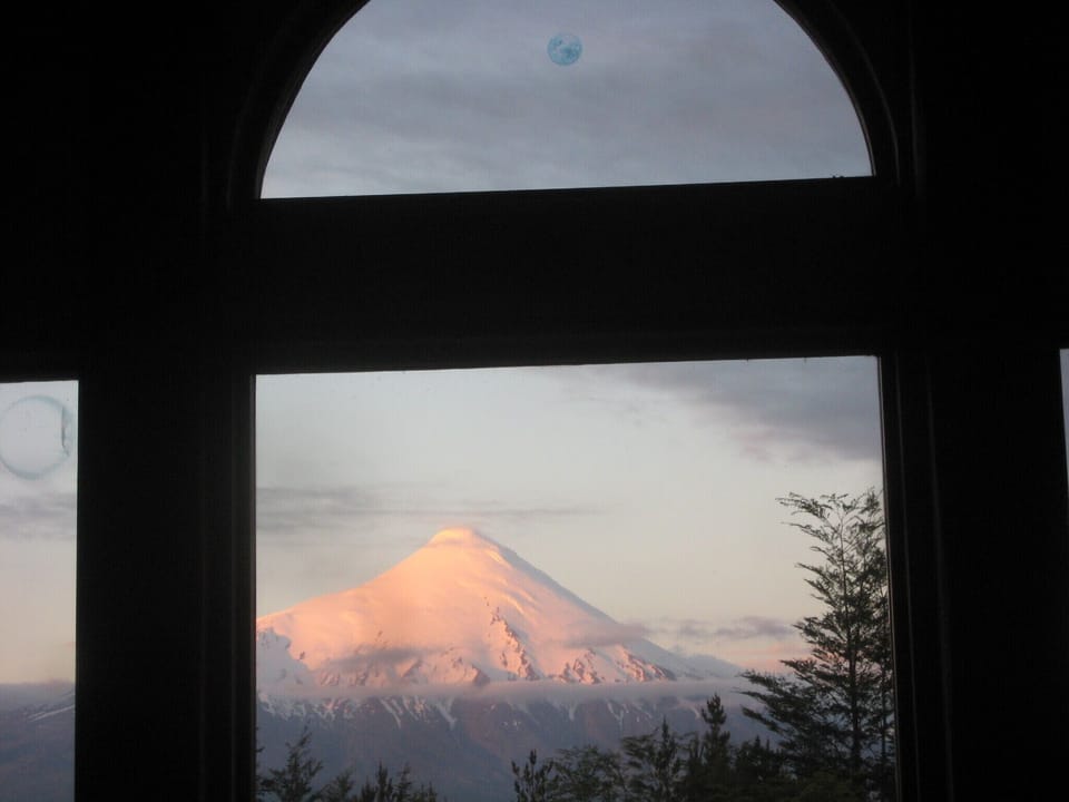 Volcano view from Master Bedroom