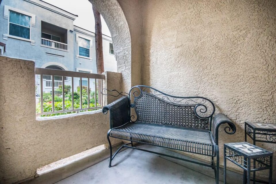 Enjoy a cup of coffee and relax on the covered private patio