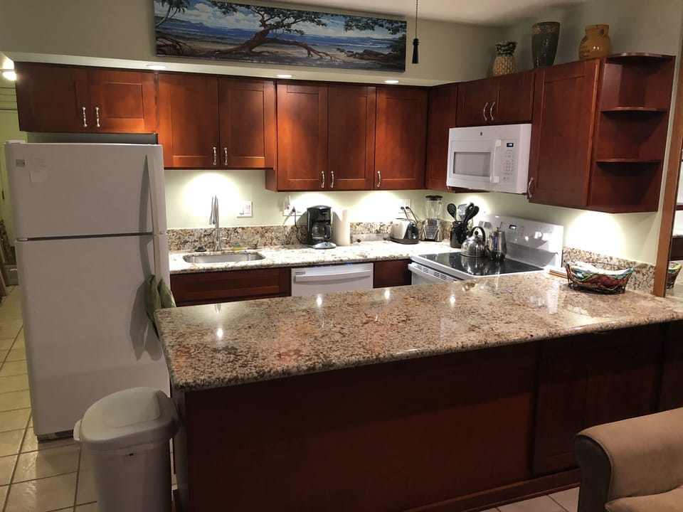 New kitchen with lots of counter space.