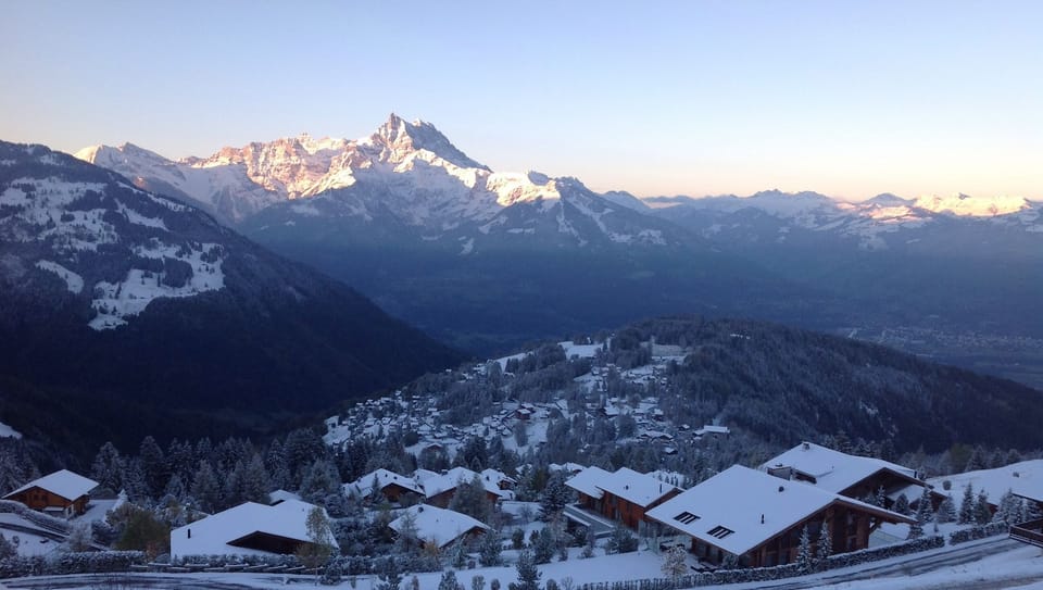 Winter view from the balcony