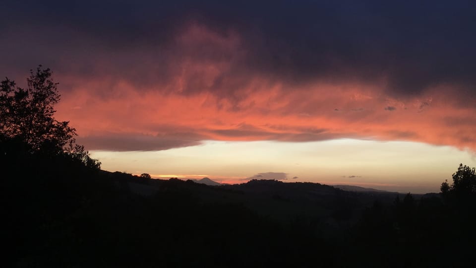 Dramatic skies