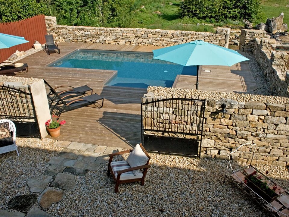 View of the Pool from the Balcony