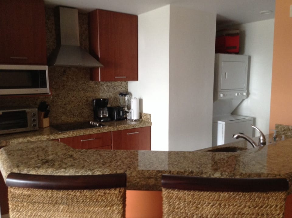 Full furnished kitchen if you choose to dine in condo  