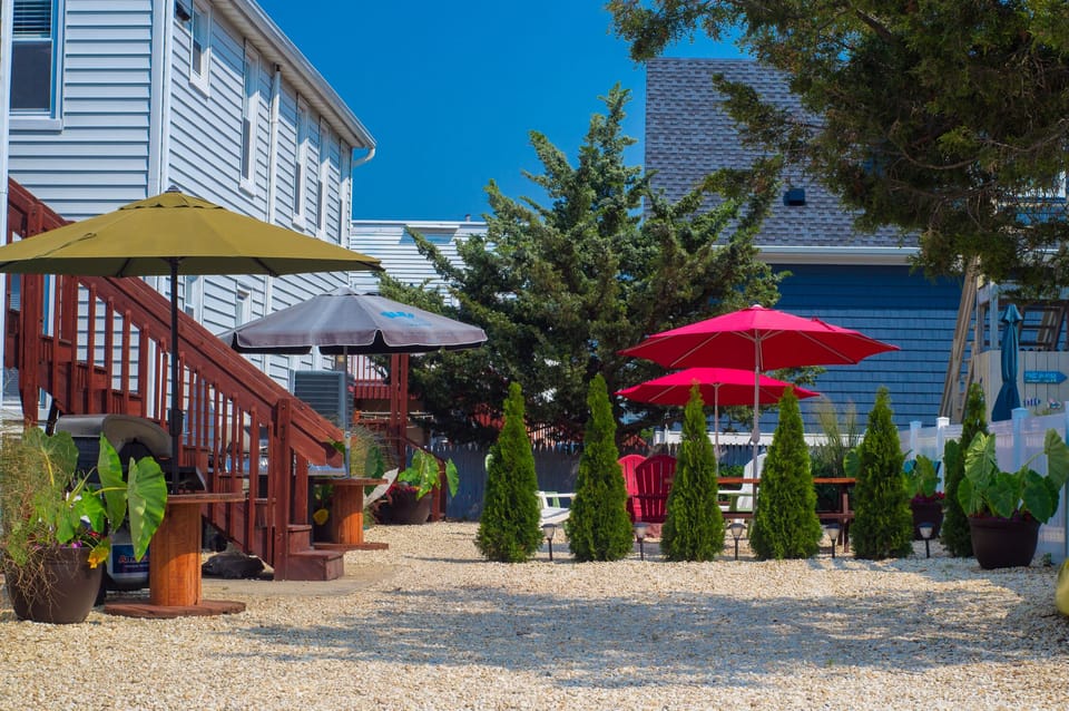 Outdoor common area for all our guests