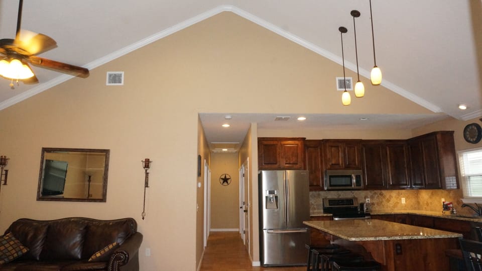 View of house from front door.