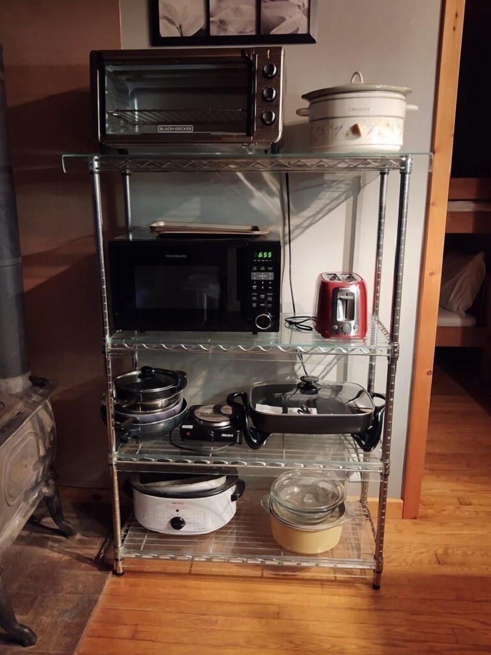 Small kitchen appliances for guest convenience