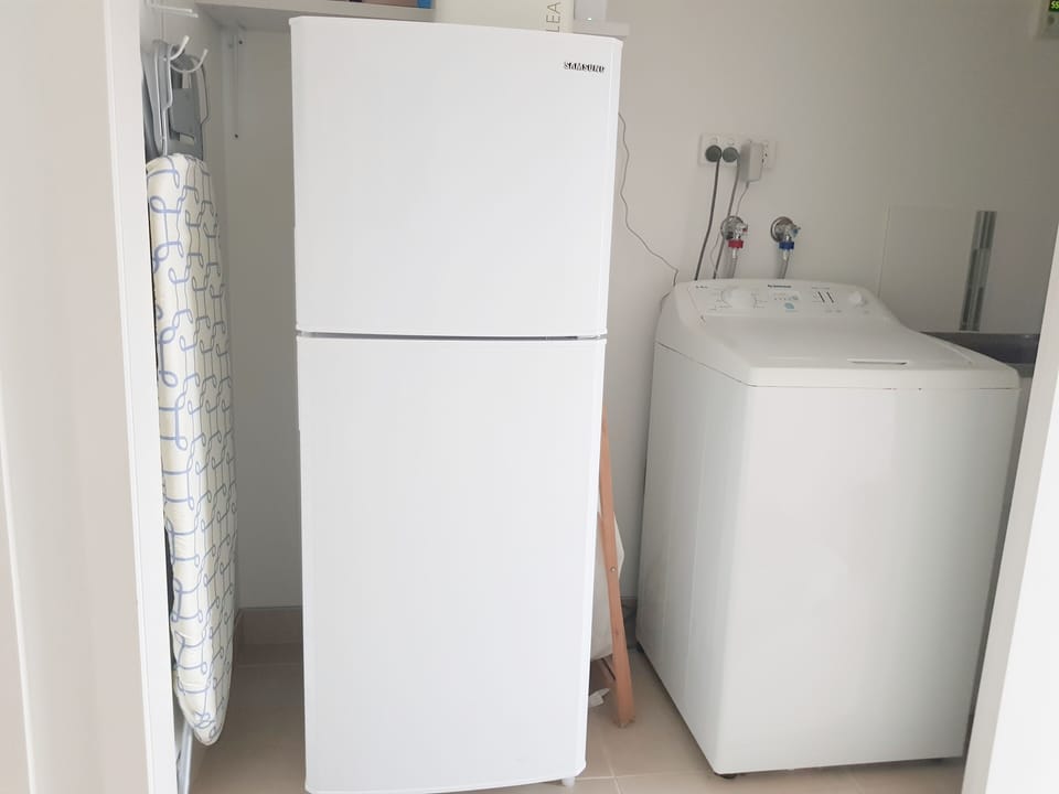 Extra fridge & laundry