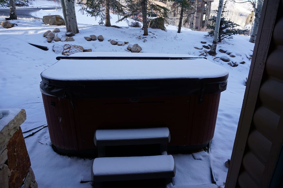 private hot tub right off the living room