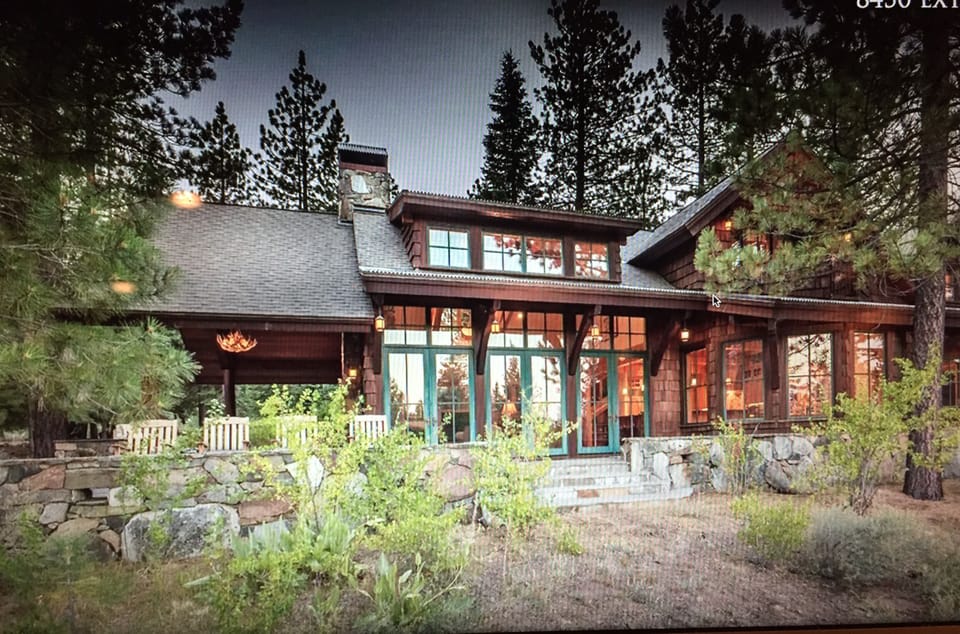 back of house on golf course