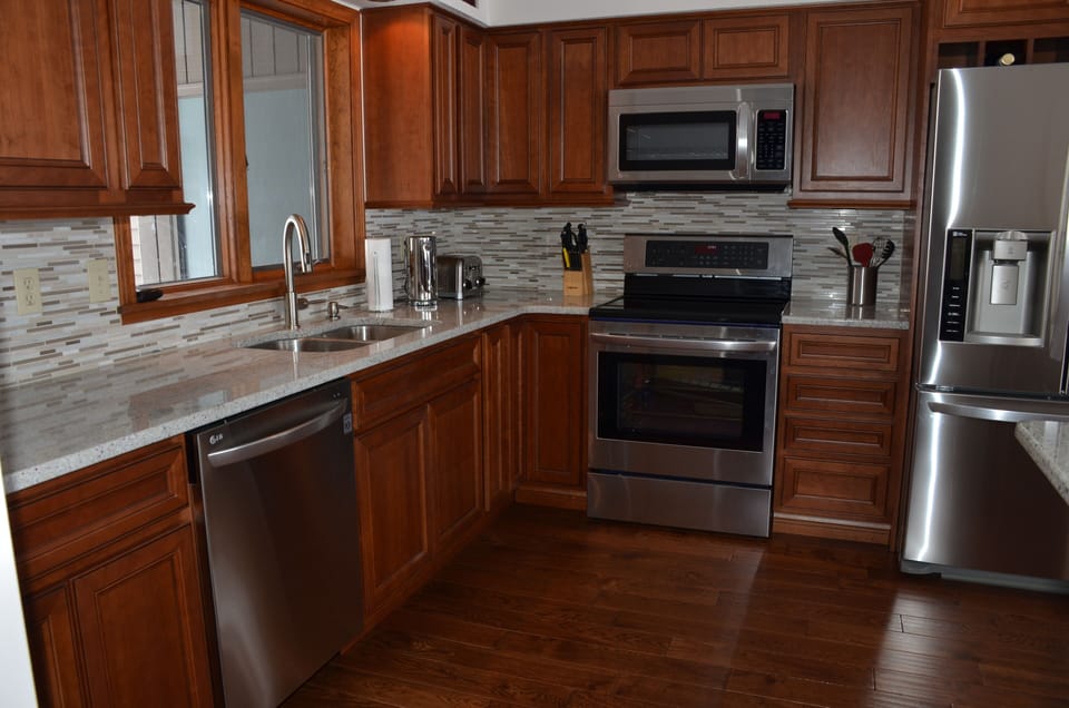 New kitchen, new appliances, new everything...
