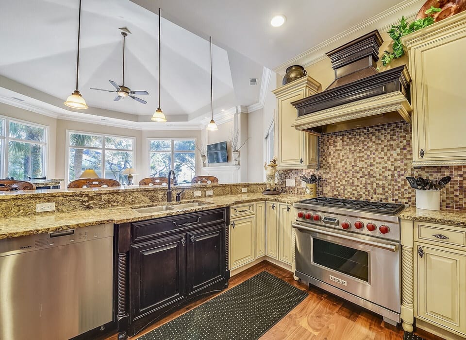 Updated Kitchen at 20 Sandhill Crane is located on the Upper level off the Main Living Area