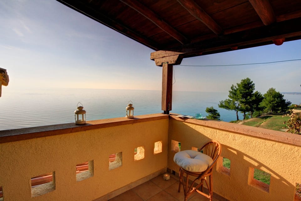 Overlooking the Aegean sea by your balcony