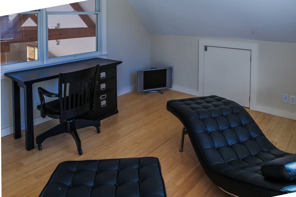 Loft study (bed not shown.)