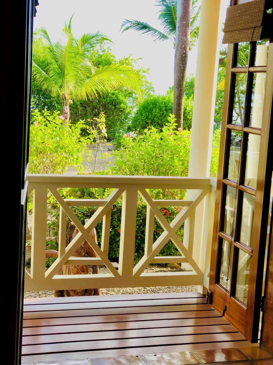 View from deck off bedroom