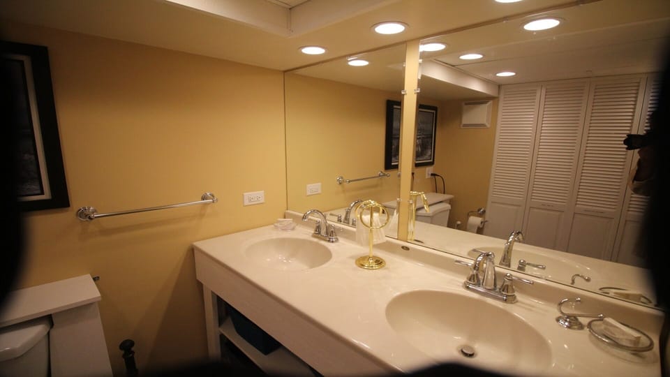 Half bath in lower level.  