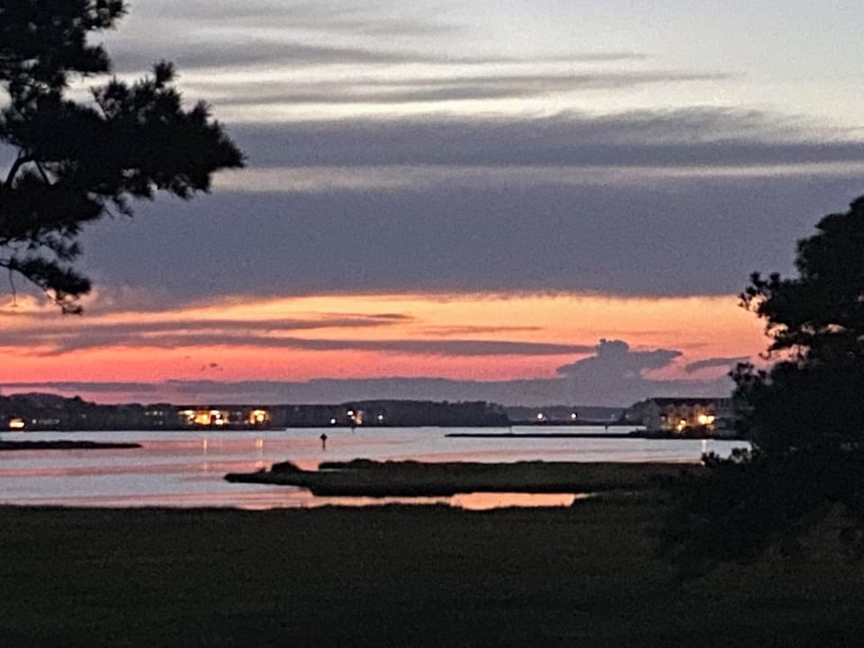 Sunset Bayview from Deck #1 off Living Room #1 and Dining Room