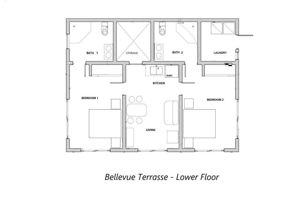 Lower floor plan