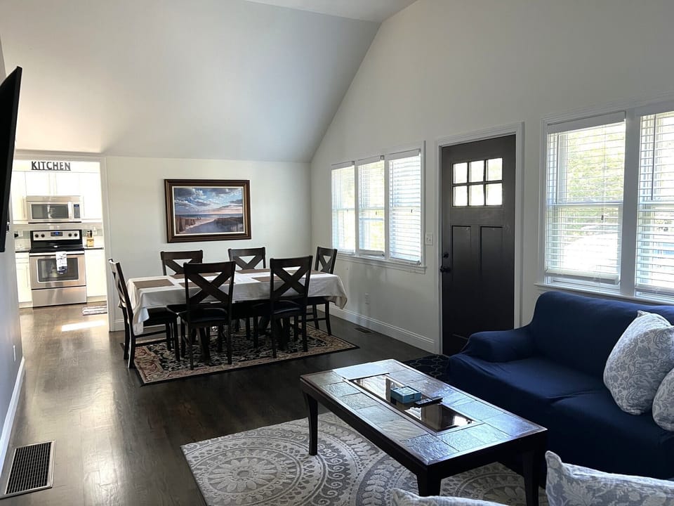 Living Room into Kitchen