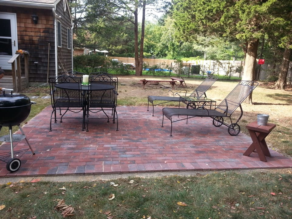 Back yard and patio
