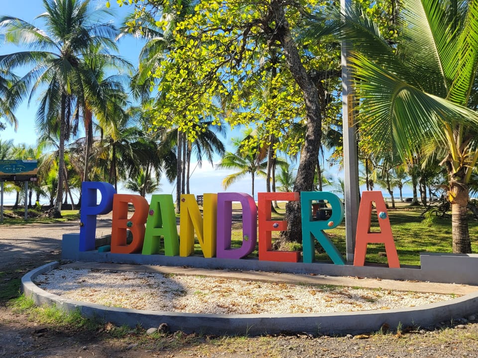 Right on famous Playa Bandera beach
