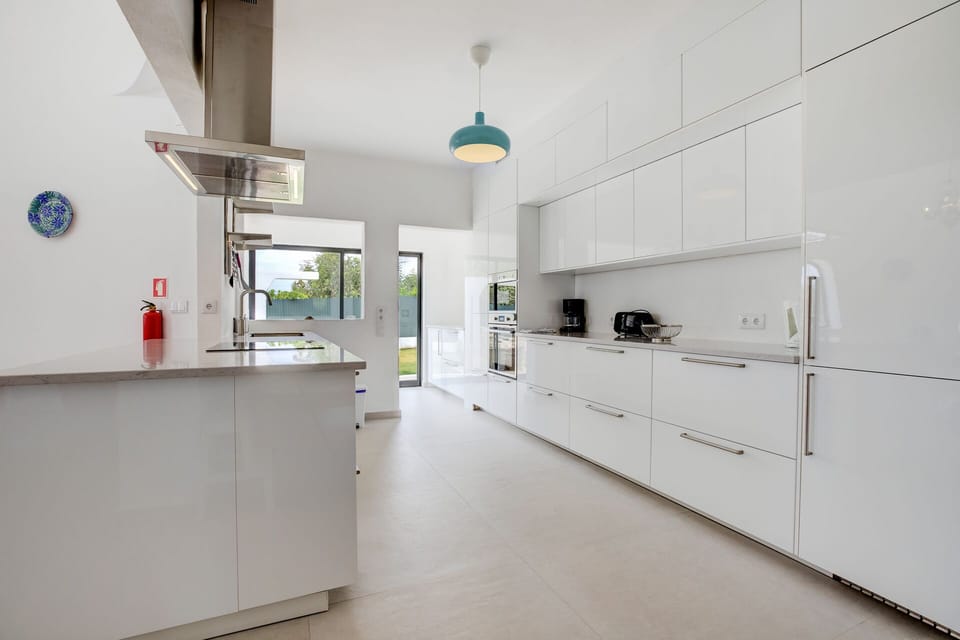 Well equipped kitchen with modern appliances