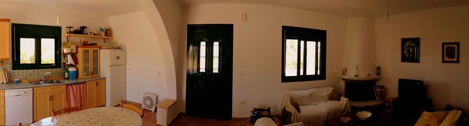 Kitchen and living room