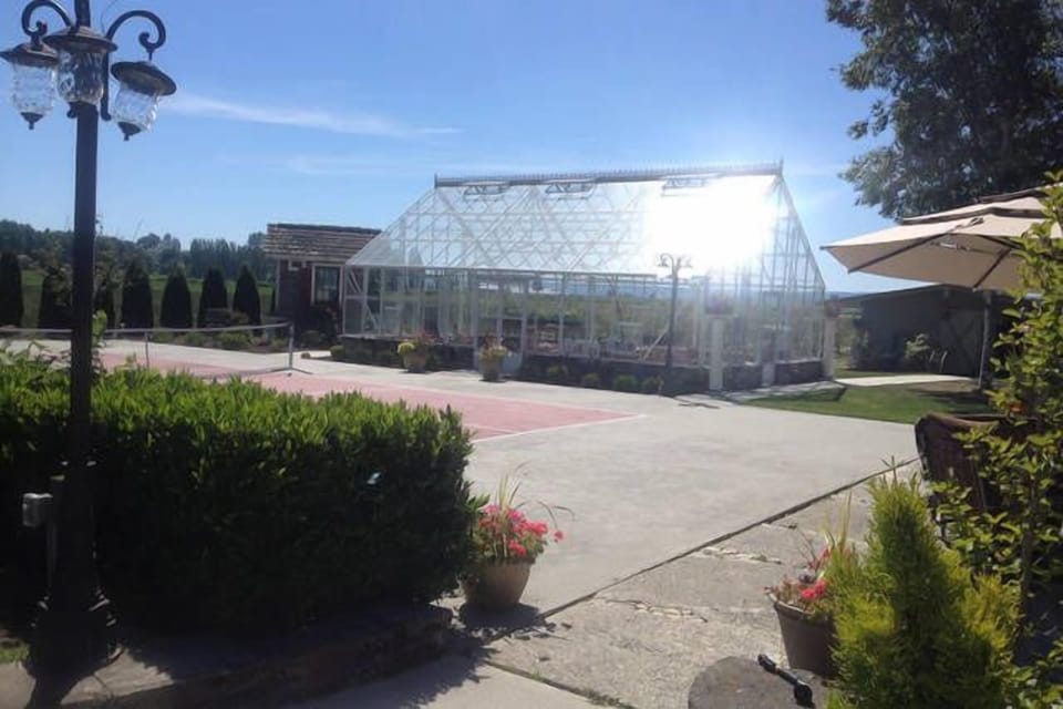 Green House and Pickle ball court