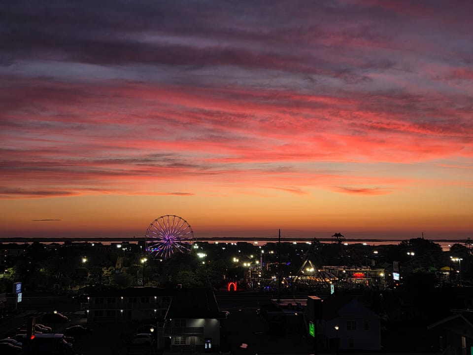 Sunset from the Bayside Balcony
