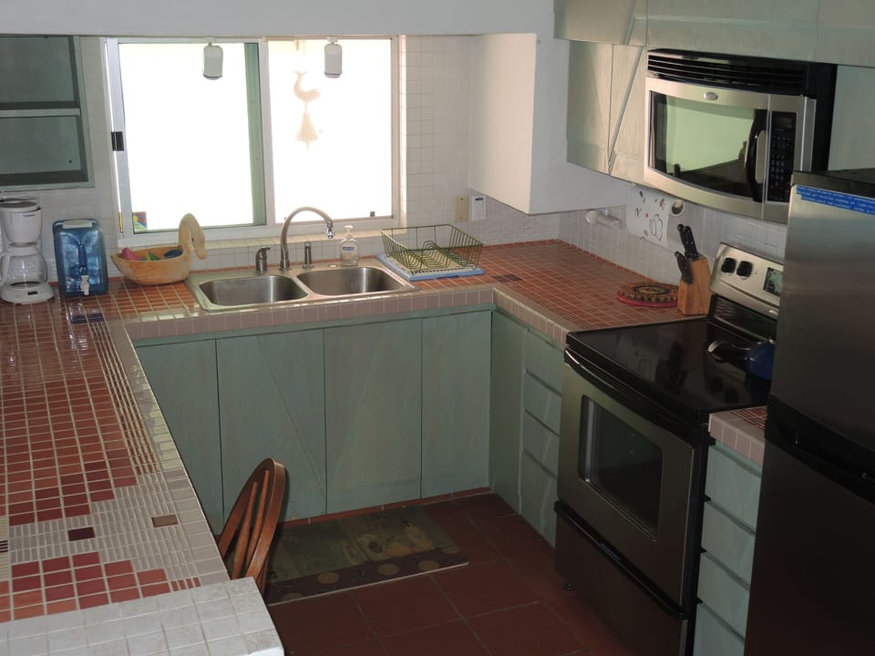 Fully stocked kitchen
 