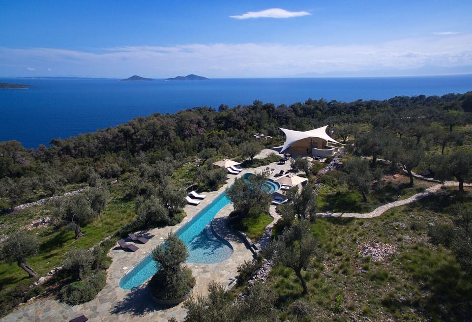 Absolute privacy and gorgeous sea views from all over the Villa