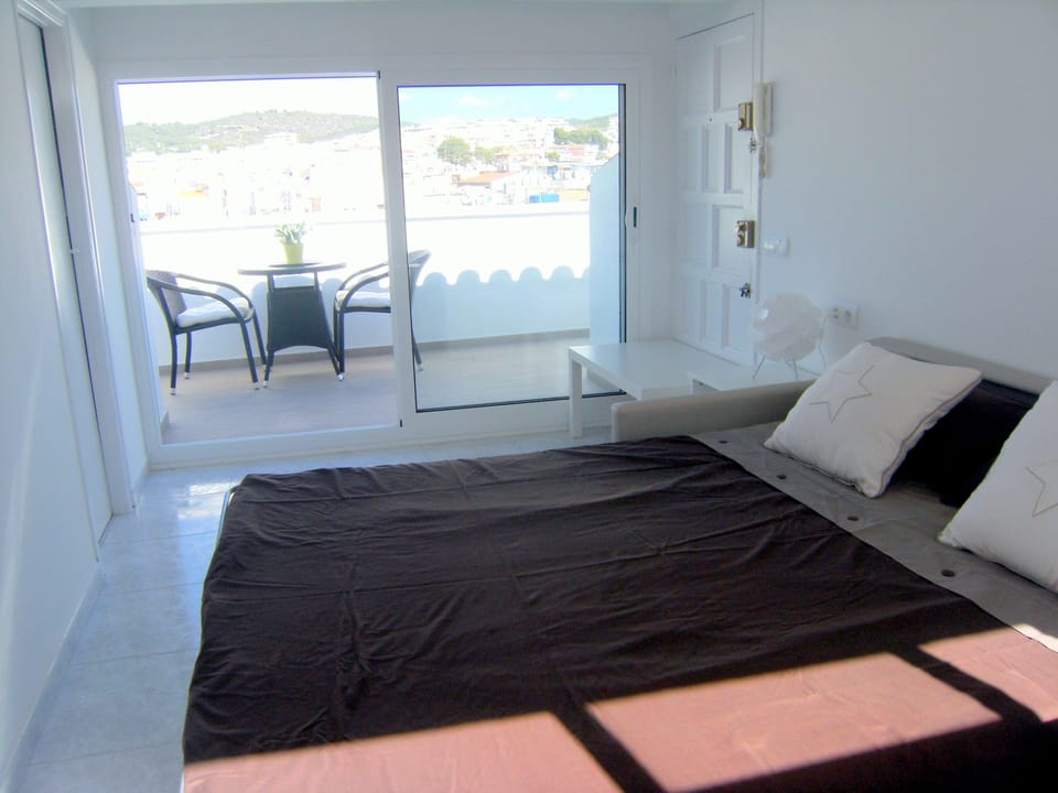 Sofa bed and terrace