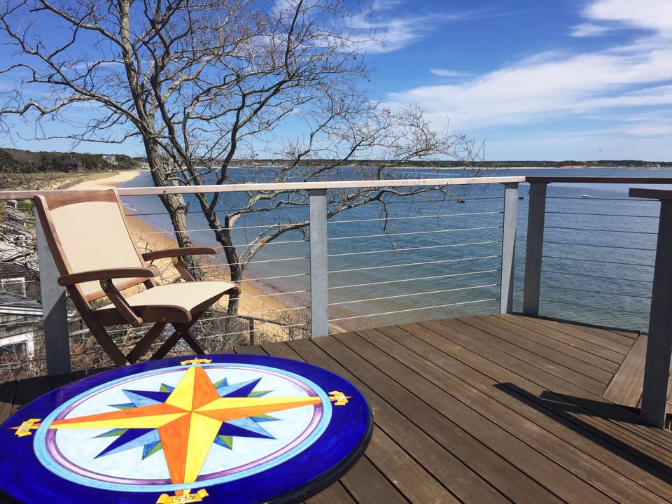 Beach Deck looking towards Wellfleet Harbor.