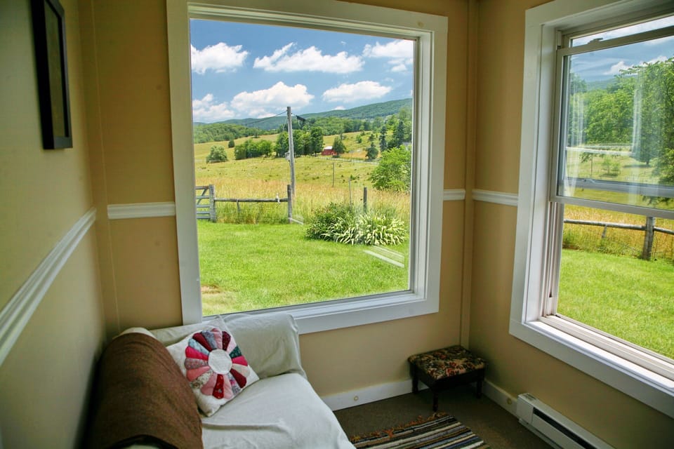 Enclosed patio - a quiet room to read or relax