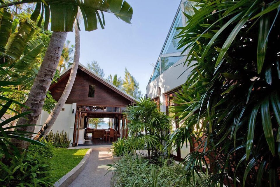 Entrance to the villa