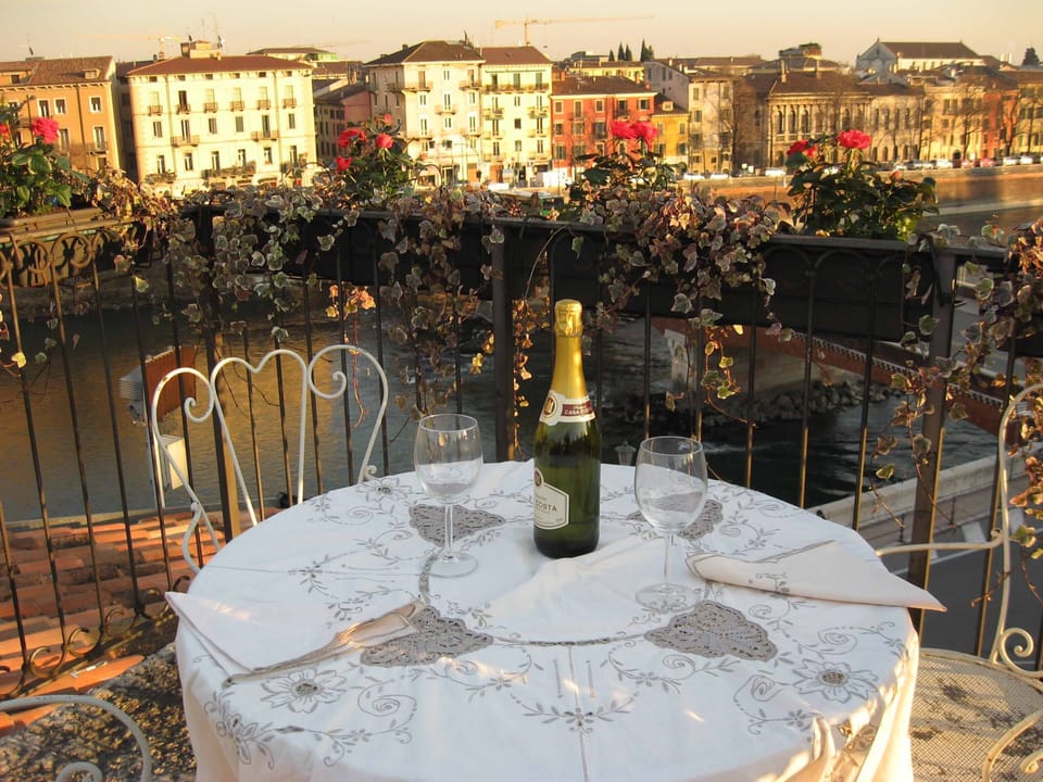 Private Roof terrace with view of Verona