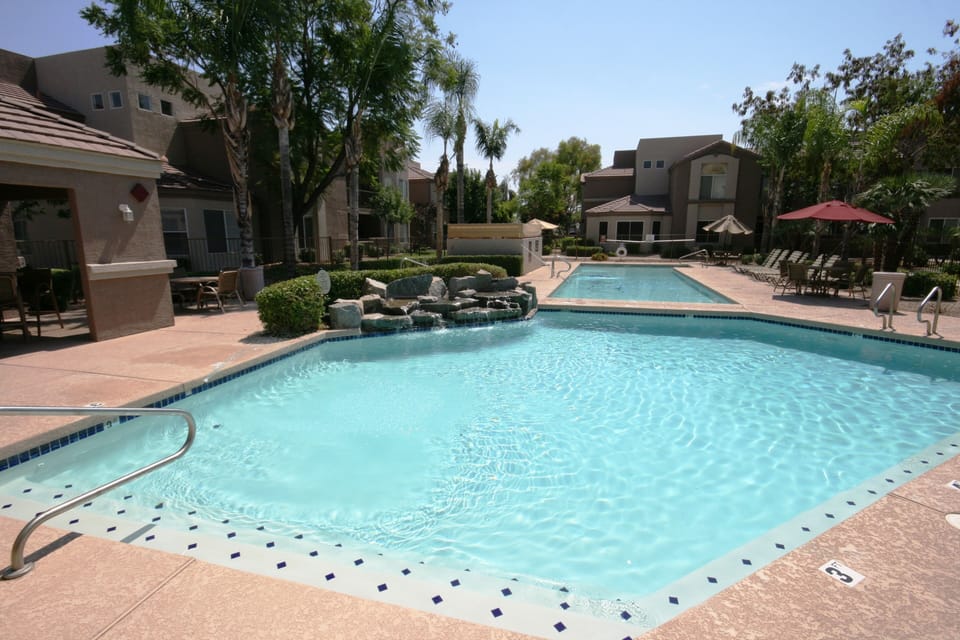 2 large pools. (One is Heated)