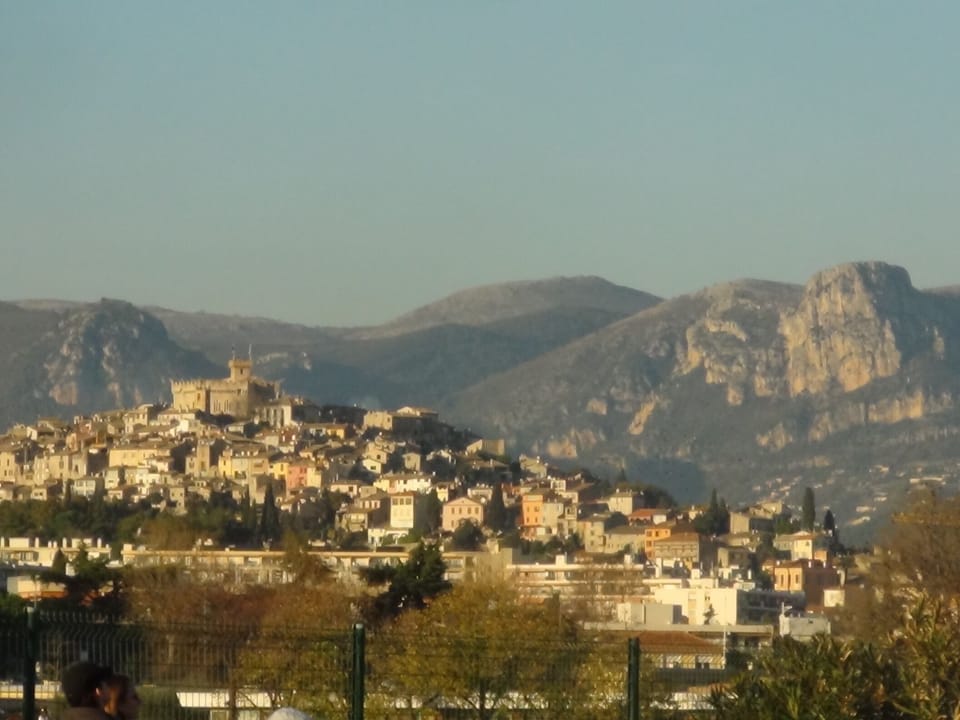 View since the seashore in Cagnes-sur-Mer