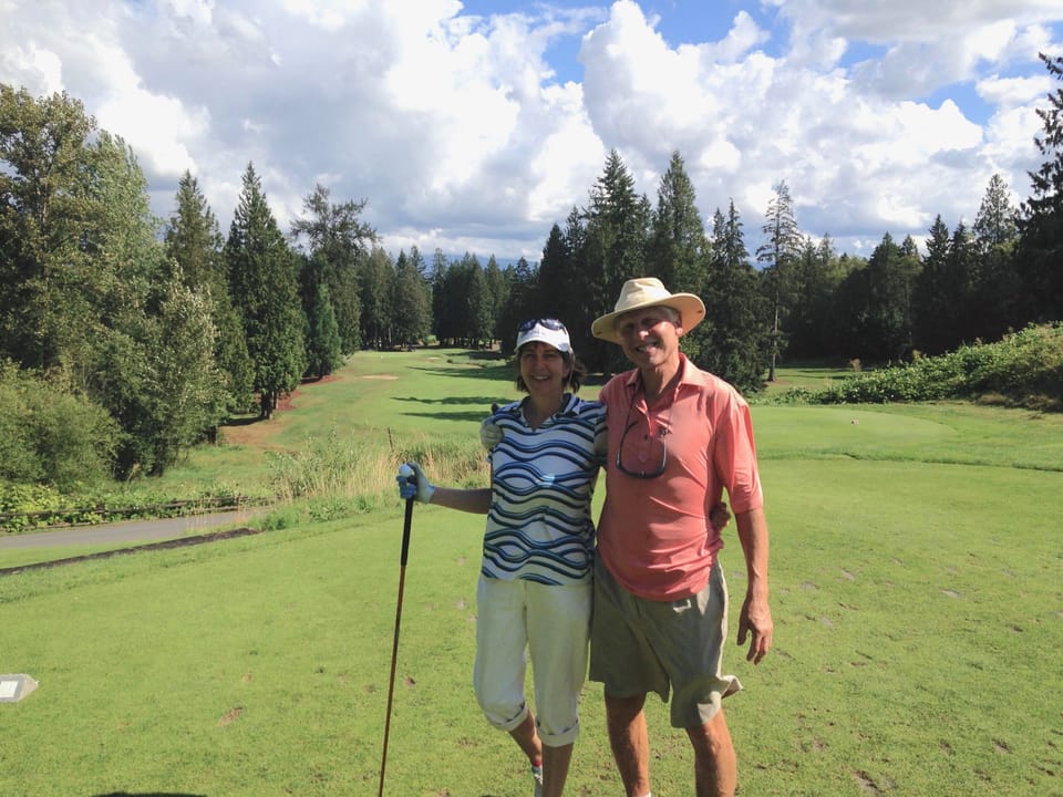 Redwoods Golf Course in Langley - typical of golf courses in the area.