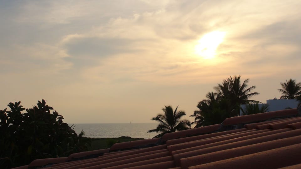 Beach view from the terrace