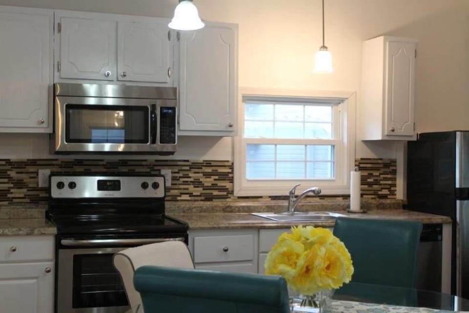 All stainless steel appliances