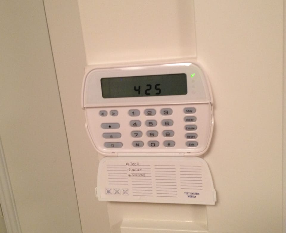 Security system that is separate from the main house.