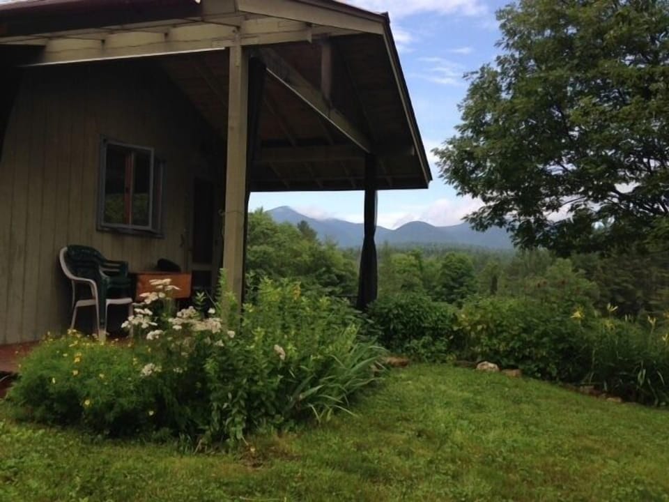 Patio off kitchen with views
