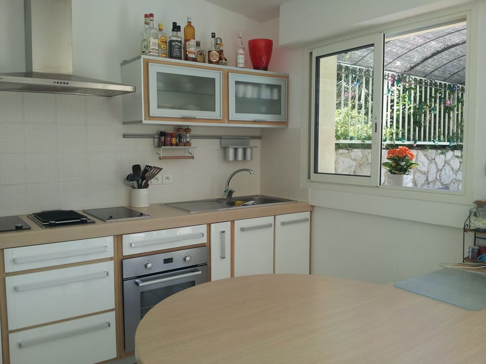 Pool house kitchen